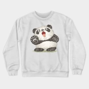 Surprized Panda Crewneck Sweatshirt